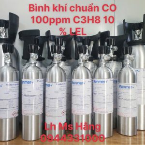 Bình Khí Chuẩn CO 100ppm C3H8 10 % LEL