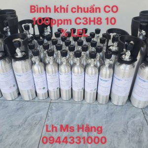 Bình Khí Chuẩn CO 100ppm C3H8 10 % LEL