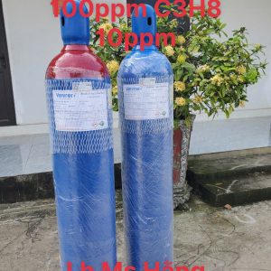 Bình khí chuẩn CO 100ppm C3H8 10ppm