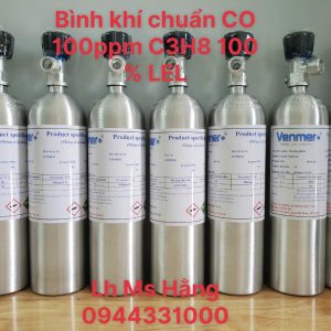 Bình khí chuẩn CO 100ppm C3H8 100 % LEL