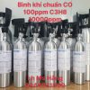 Bình khí chuẩn CO 100ppm C3H8 10000ppm