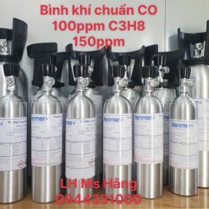 Bình khí chuẩn CO 100pmp C3H8 150ppm