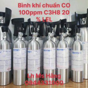 Bình khí chuẩn CO 100ppm C3H8 20 % LEL