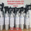 Bình khí chuẩn CO 100ppm C3H8 25 vol %