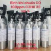 Bình khí chuẩn CO 100ppm C3H8 35 vol %