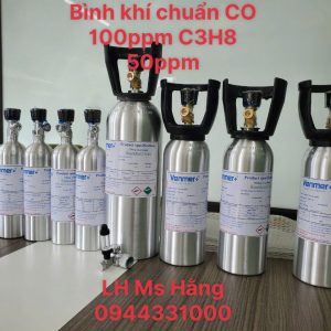 Bình khí chuẩn CO 100ppm C3H8 50ppm