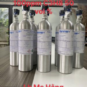 Bình khí chuẩn CO 100ppm C3H8 50 vol %