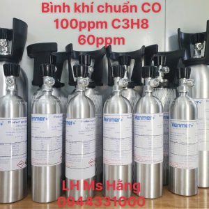 Bình khí chuẩn CO 100ppm C3H8 60ppm