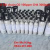 Bình khí chuẩn CO 100ppm CH4 3000ppm