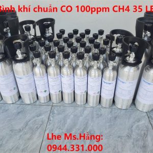 Bình khí chuẩn CO 100ppm CH4 35 LEL%