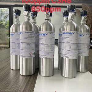 Bình khí chuẩn CO 100ppm C3H8 650ppm