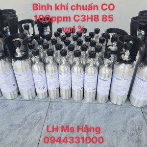 Bình khí chuẩn CO 100ppm C3H8 85 vol %