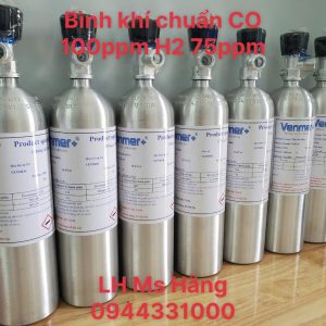 Bình khí chuẩn CO 100ppm H2 75ppm