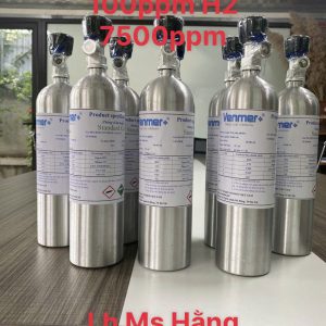 Bình khí chuẩn CO 100ppm H2 7500ppm